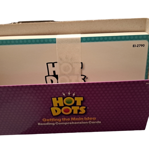 Hot Dots Main Idea Reading Comprehension Cards Grades 2-6 Test Prep - Picture 4 of 10